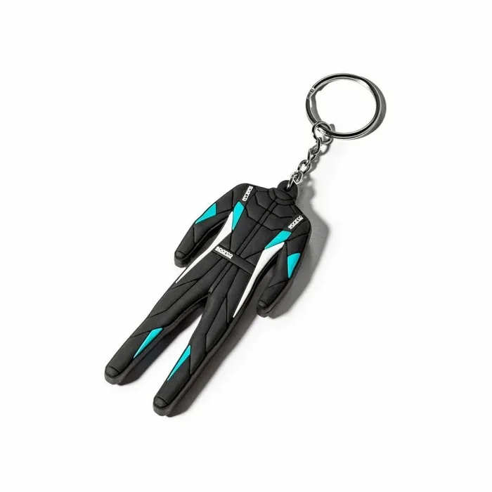 Llavero sparco leather suit racing negro