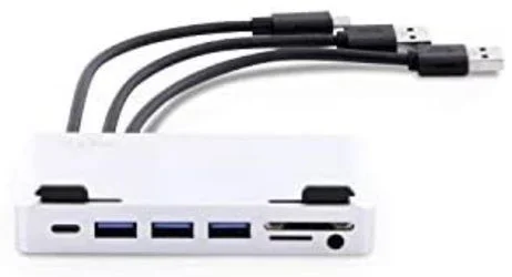 LMP USB-C Attach Dock Pro USB 3.2 Gen 1 (3.1 Gen 1) Type-C Plata