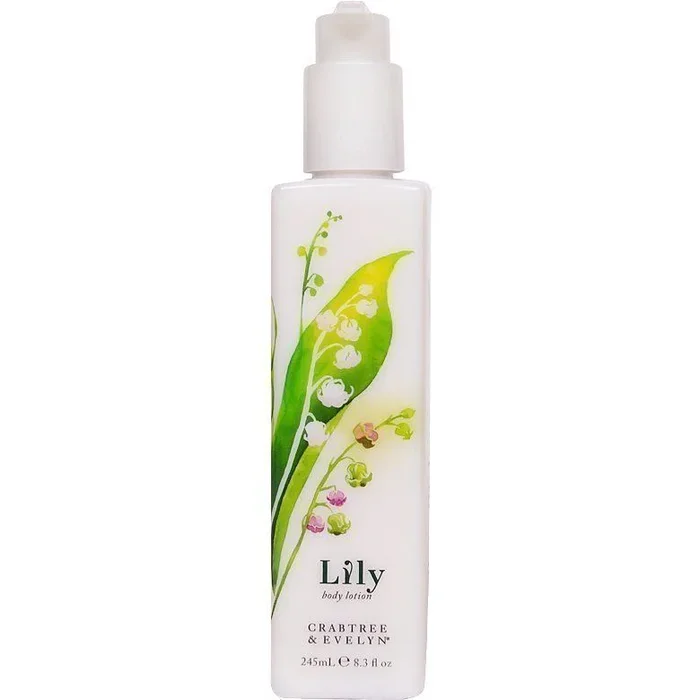 Loción corporal / Crabtree & Evelyn Lily / Hidratación intensa con aroma a lirio, piel suave y perfumada, 245 ml, lujo diario, compra online