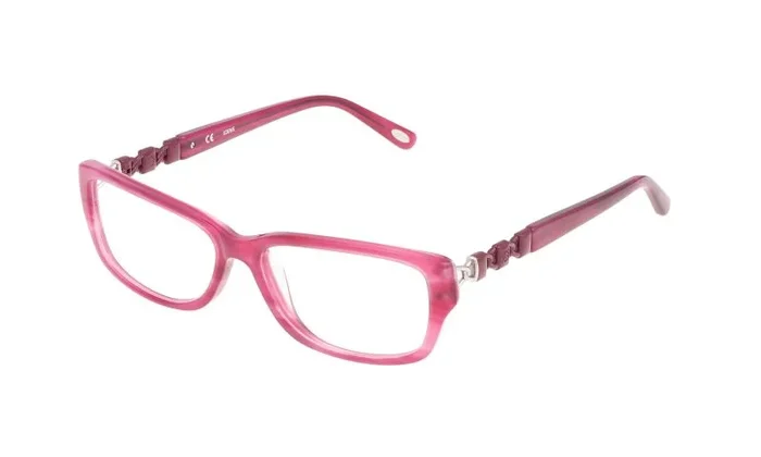 Loewe VLW873M540ACH Monturas de Gafas, Dust/Shaded Streaked Brown, 55 Unisex