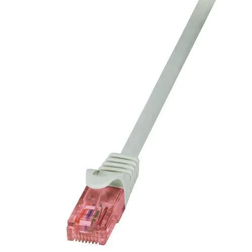 LogiLink CQ2092U – Cable PrimeLine CAT6 U/UTP Patch LSZH de 10 m, Gris
