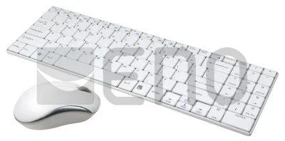LogiLink ID0109 – Set de Teclado y ratón (2,4GHz, Slim Design, con Optical 3 Button ratón, AUTOLINK Connection) Blanco