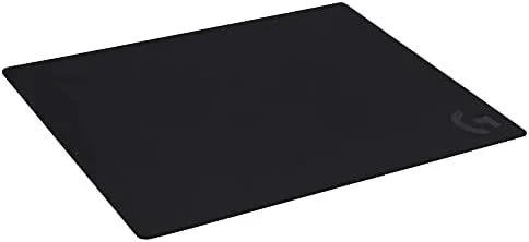 Logitech G G640 Alfombrilla juegos, grande, tela, optimada para sensores juegos, roce superficial medio, alfombrilla antideslizante, accesorios/juegos Mac y PC, 460x400x3 mm