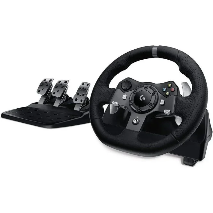 Logitech G G920 Driving Force Aluminio, Negro USB 2.0 Volante + Pedales Analógico/Digital PC, Xbox One, Xbox Series S, Xbox Series X
