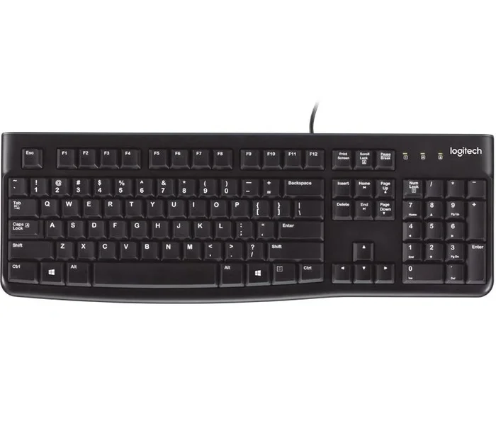 Logitech K120 For Business Keyboard USB Hebrew Black, W128564296 (USB Hebrew Black)