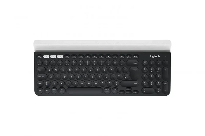 Logitech K780 Teclado Inalámbrico Multi-Dispositivos para Windows, Disposición QWERTZ Suiza, Gris