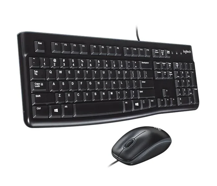 Logitech mk120 keyboard usb black new repack/repacked