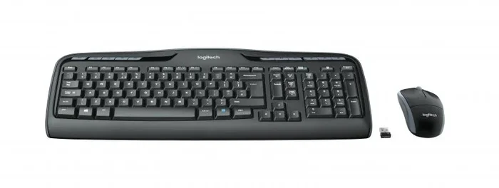 Logitech MK330 Combo Teclado y Ratón Inalámbrico parta Windows, Disposición QWERTZ Alemán, Negro