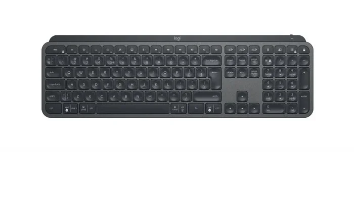 Logitech MX Keys for Business, Teclado retroiluminado inalámbrico, Disposición QWERTY Inglés Reino Unido – Gris