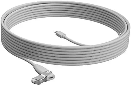 Logitech Rally Mic Pod Extension Cable Blanco