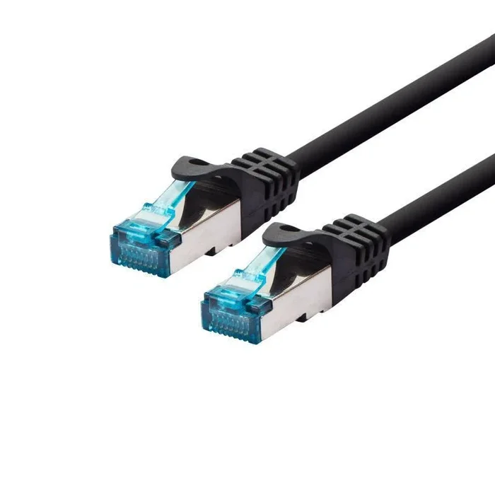 LOGON SSTP Cat5e – Cable de Red (2m, RJ-45, RJ-45, Cat5e) Negro