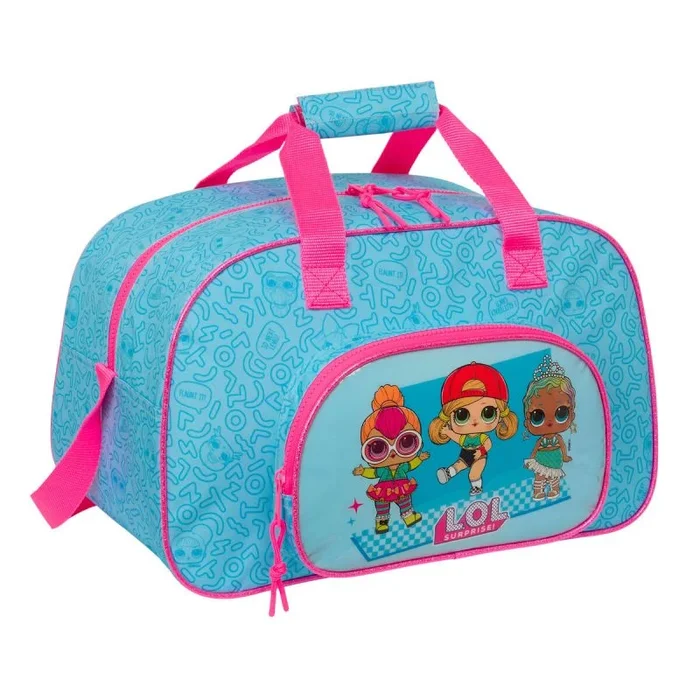 LOL SURPRISE! DIVAS – Bolsa de Deporte, Mochila, Ideal para Niños de Diferentes Edades, Cómoda y Versátil, Calidad y Resistencia, 40x23x24 cm, Color Azul