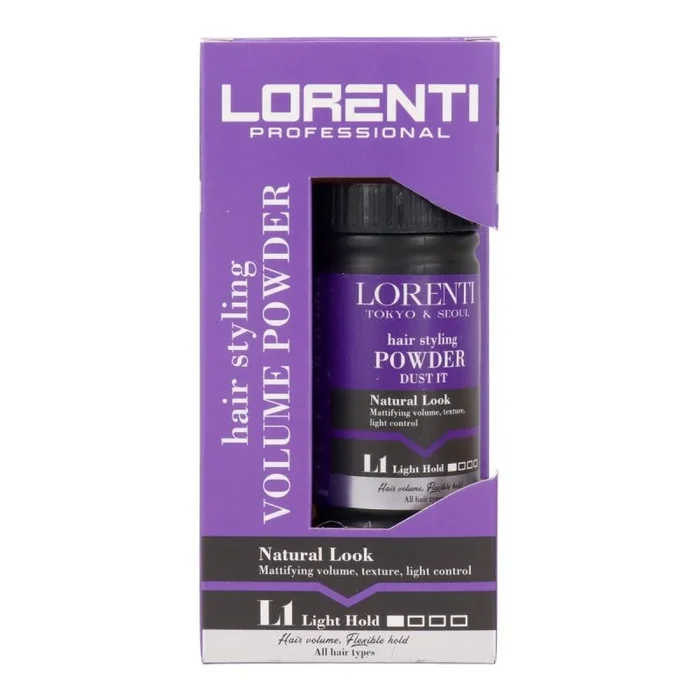 LORENTI TOKYO & SEOUL Powder Wax L1 – Cera para el pelo (20 g, con efecto mate, para hombre y mujer)