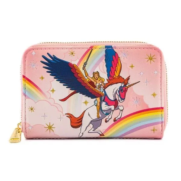 Loungefly, Accesorio de Viaje-Billetera Plegable para Mujer, Multi Colorido, Talla única