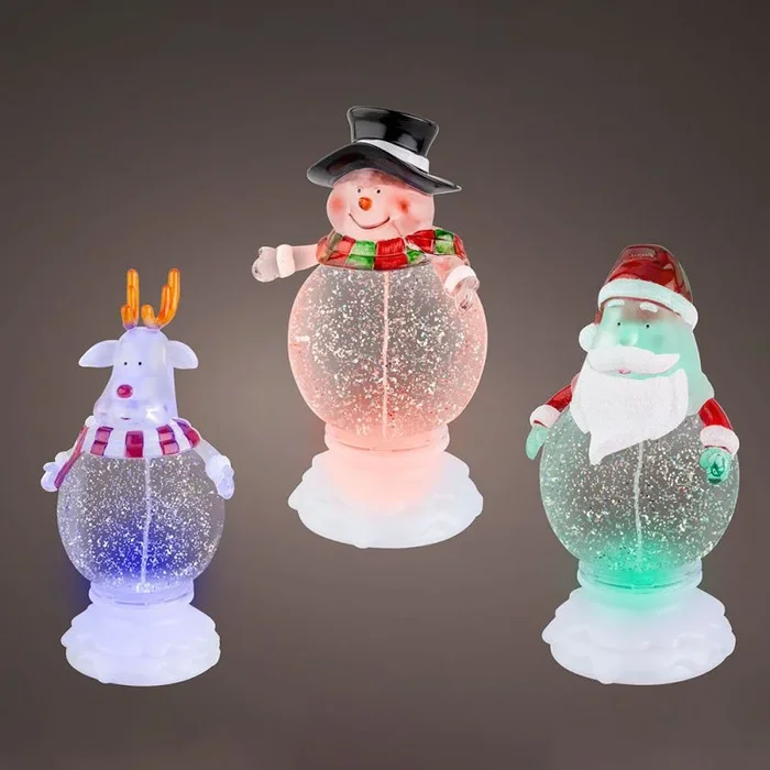 Lumineo Figura Decorativa 488719 Luz LED Navidad 13 x 10 x 21 cm
