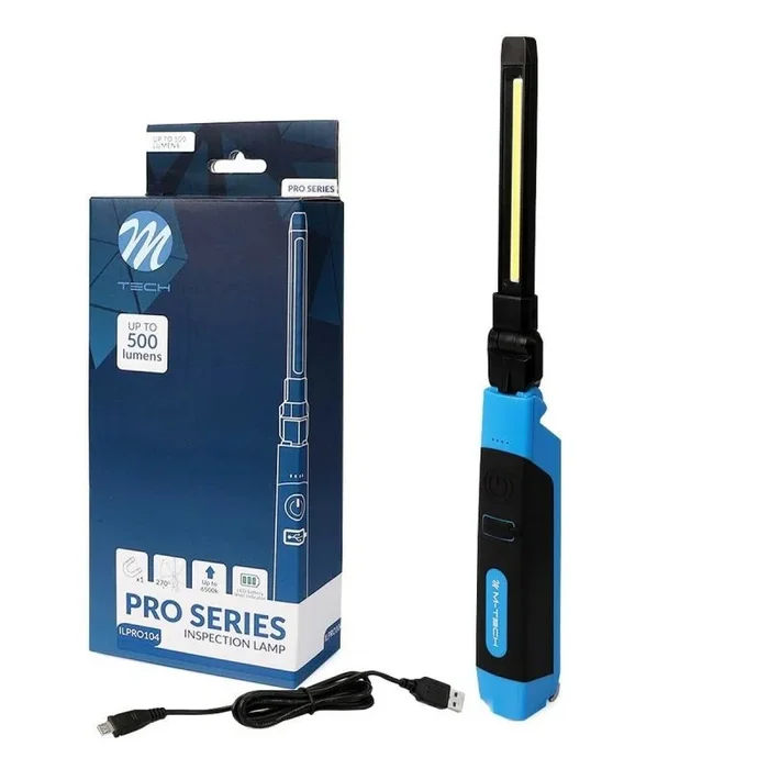 Luz de trabajo m-tech ilpro104 negro/azul 500 lm