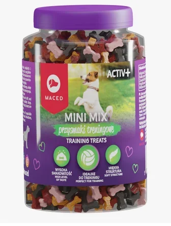 Maced ciastka dla psa – mięsne kosteczki mini mix 300g