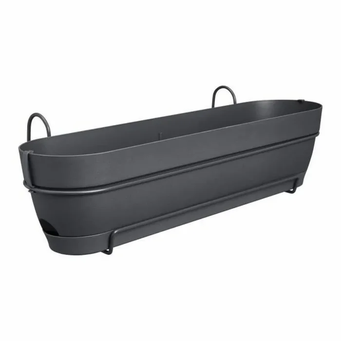 Maceta elho 70 cm plástico cuadrado moderno