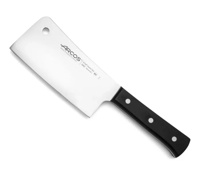 Macheta Arcos Universal 288200 de acero inoxidable Nitrum y mango de Polioximetileno y hoja de 16 cm y 4 mm espesor con funda hoja