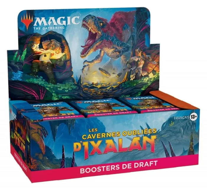 Magic the gathering les cavernes oubliées d’ixalan caja de sobres de draft (36) francés