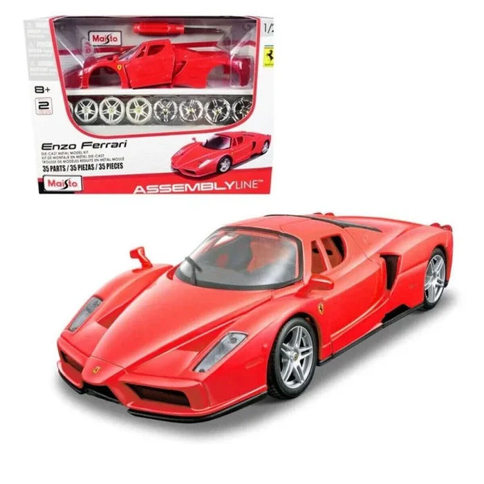 Maisto, assembly line, ferrari enzo, toy car, 1:24, 8+ years