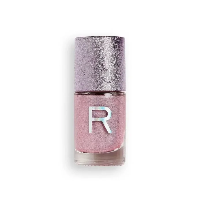 Makeup Revolution Cosmic Holographic Nail Polish / Esmalte de Uñas / Brillo Iridiscente Multicolor / Larga Duración / 10 ml