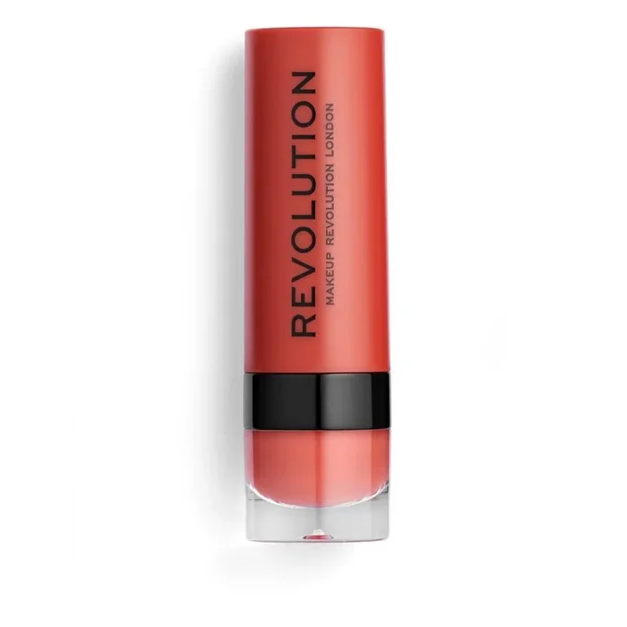Makeup revolution, revolution, vegan, matte, cream lipstick, 107, rbf, 3 g