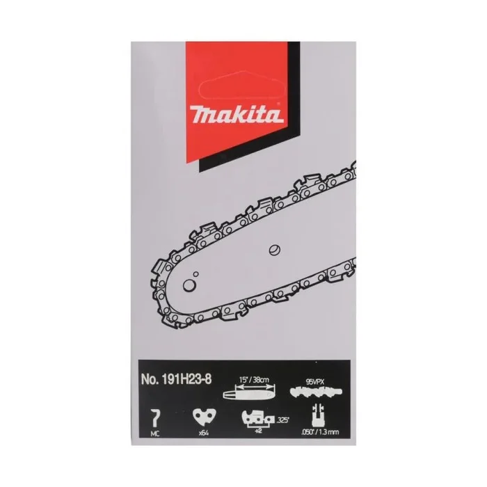 Makita 191H23-8 Cadena para motosierra 95VPX 64 eslabones 1,3 mm .325″ 38 cm