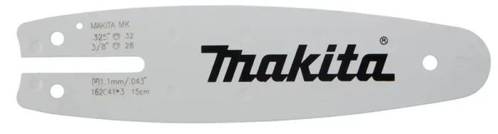 Makita Barra para sierra eléctrica 1912F1-4, accesorio de 150 mm para cortes precisos y eficientes, diseño duradero, compatible con Makita DUC150, fácil instalación, color negro.