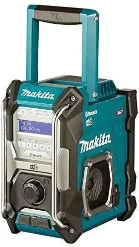 Makita MR004G radio Lugar de trabajo Analógico y digital Negro, Verde