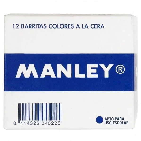 Manley ceras 60mm amarillo oscuro (5) estuche de 12