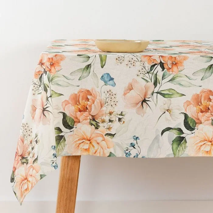 Mantel resinado antimanchas belum 0120-394 multicolor 150 x 150 cm