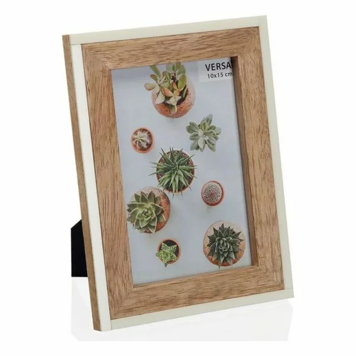 Marco de fotos versa angara madera (1,7 x 19 x 14 cm) (10 x 15 cm)