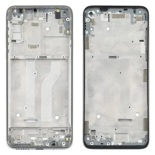 Marco Pantalla LCD de Carcasa Frontal Motorola Moto G Fast (Plateado)
