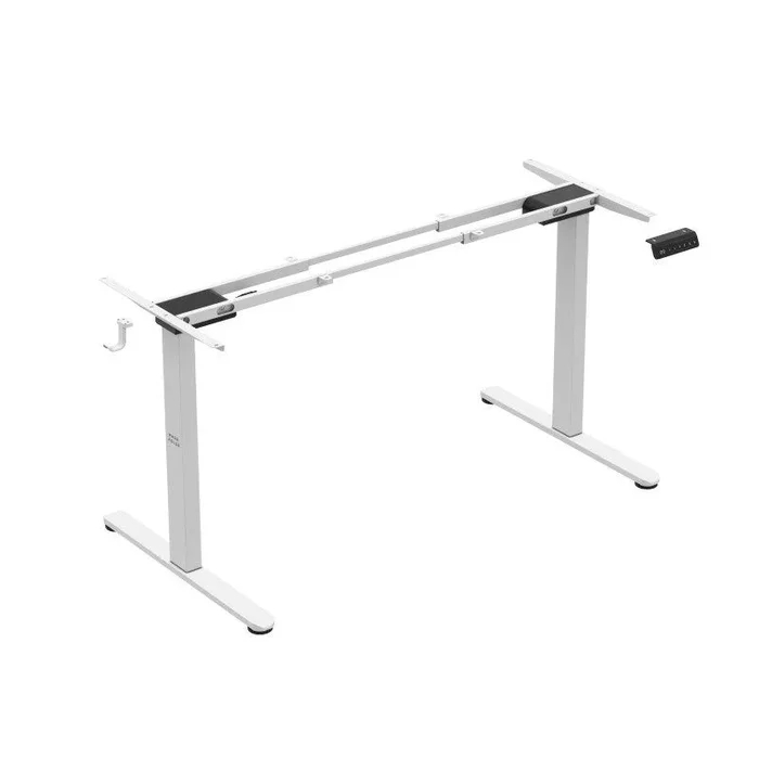 MARK ADLER Xeno 4.5 Blanco | Marco de escritorio eléctrico regulable en altura | Estructura ergonómica | Control de memoria | Estructura de metal | Escritorio de altura ajustable | Blanco