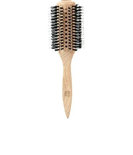 Marlies Möller Hair Brush Super Round Brush Cepillo redondo – Cepillo redondo grande para un peinado perfecto – Con cerdas de madera de haya y pelo natural – Para más volumen y plenitud