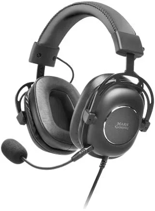 Mars Gaming MH6 auricular y casco Auriculares Alámbrico Diadema Juego Negro