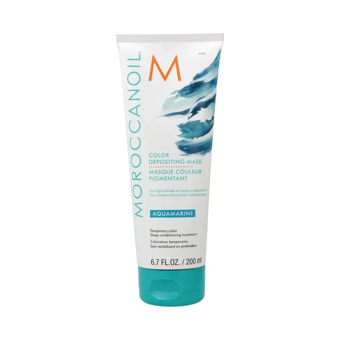 Mascarilla capilar moroccanoil depositing aqua marine 200 ml
