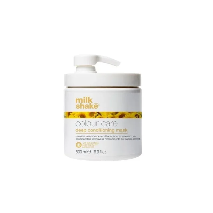 Mascarilla crema Milk Shake Colour Care, con proteínas de leche, tratamiento para protección del color del cabello, 500 ml, hidratación y brillo duradero