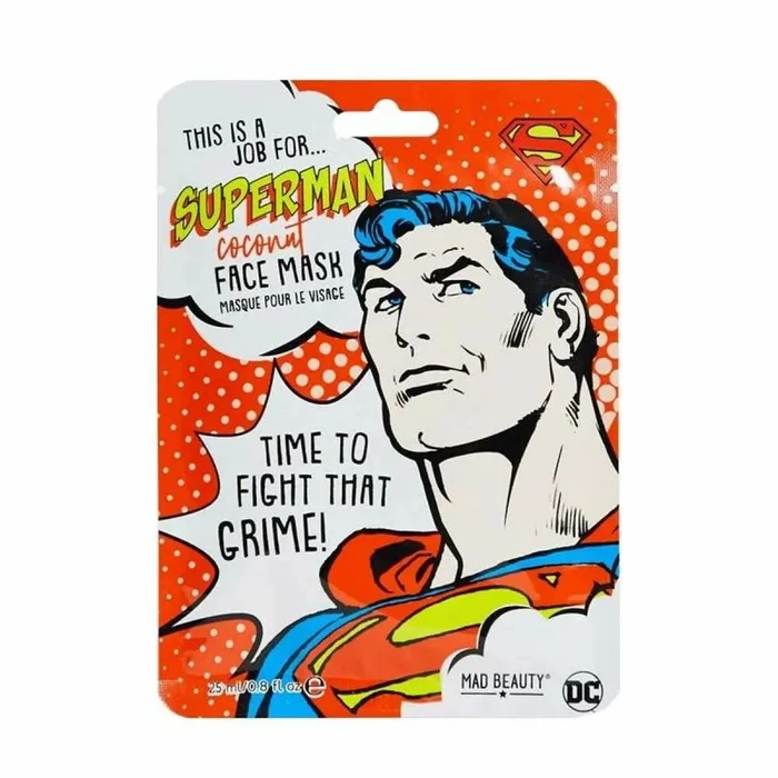 Mascarilla facial mad beauty dc superman (25 ml)
