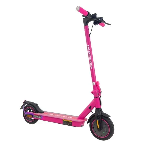 MASCOOTER S1 Furious Patinete Eléctrico Adultos Homologado DGT – Intermitentes & Regeneración de Batería al Frenar – 300W, 600W MAX, 20km Autonomía, Ruedas 8.5″ Aire – Frenos Eléctricos y de Disco