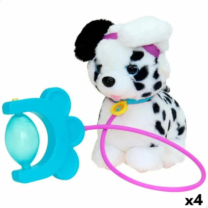 Mascota de peluche eolo sprint perro 19 x 21,5 x 13 cm (4 unidades)