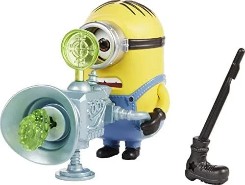 Mattel Minions Figuras traviesas y revoltosas STUART, BOOT CANNON (Mattel GMF04)