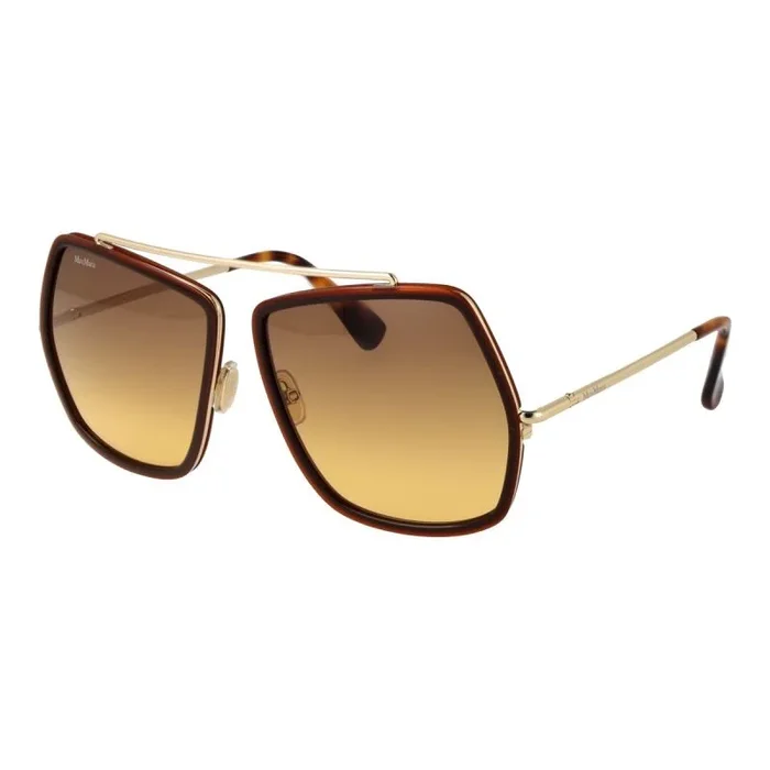 MaxMara ELSA4 Gafas, Shiny Dark Brown, 64/14/130 para Mujer