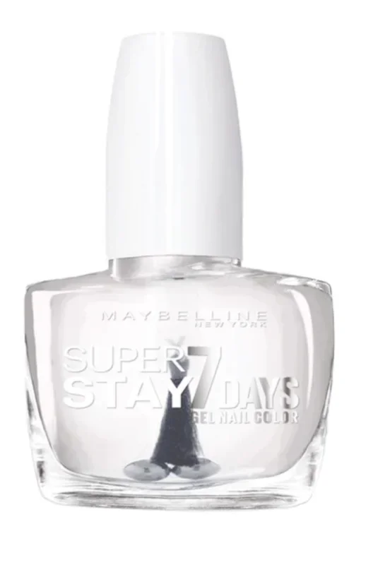 Maybelline, super stay 7 days, nail polish, nr. 25, transparente, 10 ml