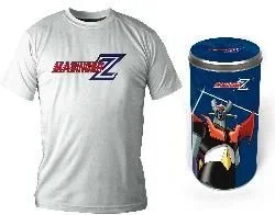 Mazinger z logo camiseta blanca chico t-m mazinger z edicion deluxe