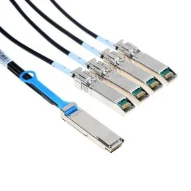 Mellanox Technologies QSFP / 4 SFP+, 1m cable infiniBanc 4 x SFP+ Negro