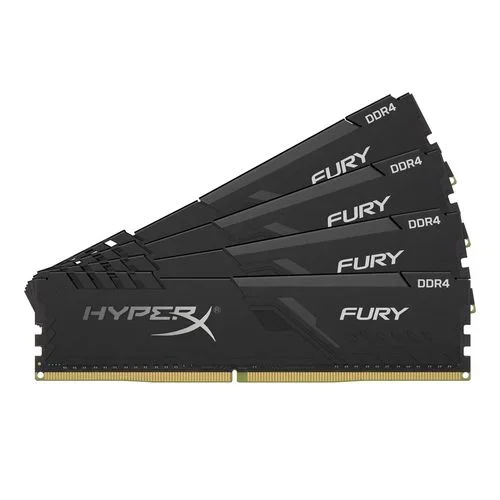 Memoria hyperx fury black ddr4 128gb kingston