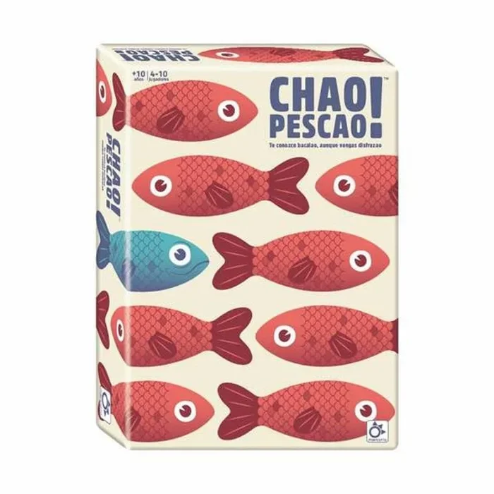 Mercurio – Chao Pescao! | Juego de Preguntas y Respuestas Falsas |Incluye 100 Cartas de Preguntas a Doble Cara, 8 Fichas de Puntos y 1 Dispensador de Cartas| para 3 a 6 Jugadores