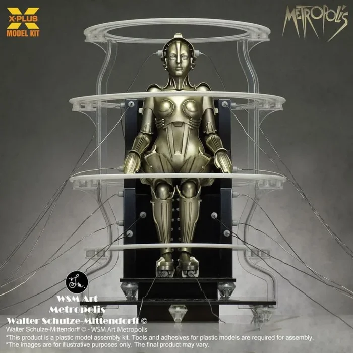 Metropolis maqueta plastic model kit 1/8 maschinenmensch seated ver. 18 cm